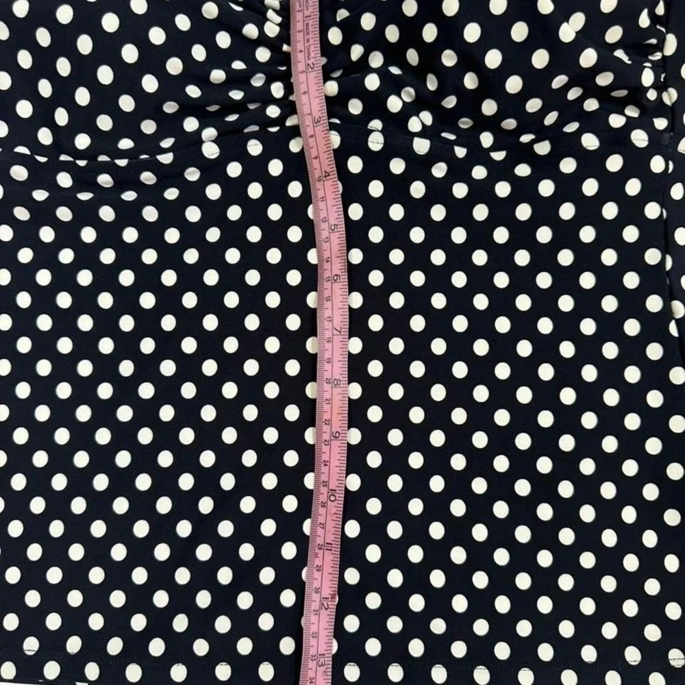 Norma Kamali Swimwear Retro Polka‎ Dots Corset Top Size L